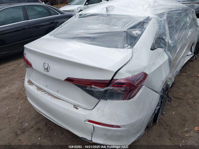 2025 Honda Civic Lx VIN: 2HGFE2F28SH105708 Lot: 12415253