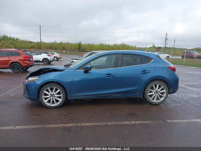 2017 Mazda 3 Grand Touring VIN: JM1BN1M33H1117789 Lot: 12415257