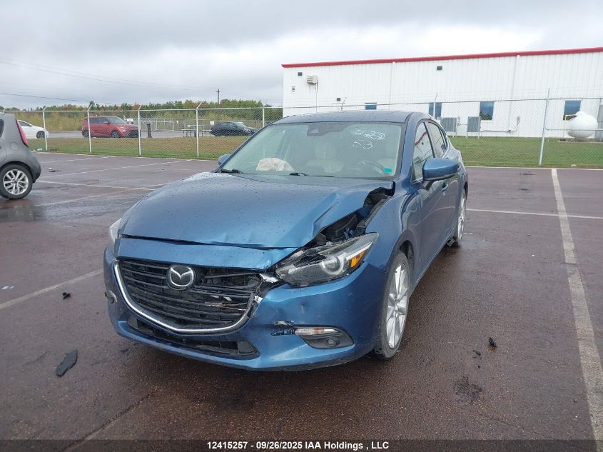 2017 Mazda 3 Grand Touring VIN: JM1BN1M33H1117789 Lot: 12415257