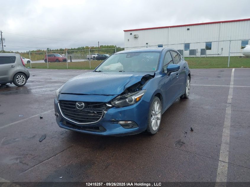 2017 Mazda 3 Grand Touring VIN: JM1BN1M33H1117789 Lot: 12415257