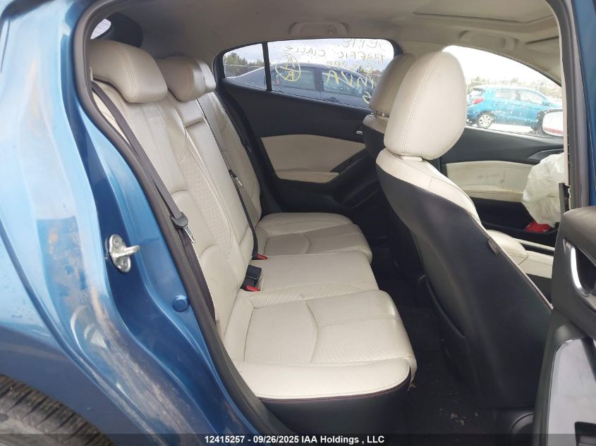 2017 Mazda 3 Grand Touring VIN: JM1BN1M33H1117789 Lot: 12415257