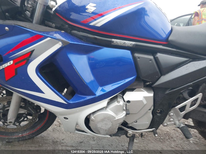 2008 Suzuki Gsx650 F VIN: JS1GP74A682103701 Lot: 12415304