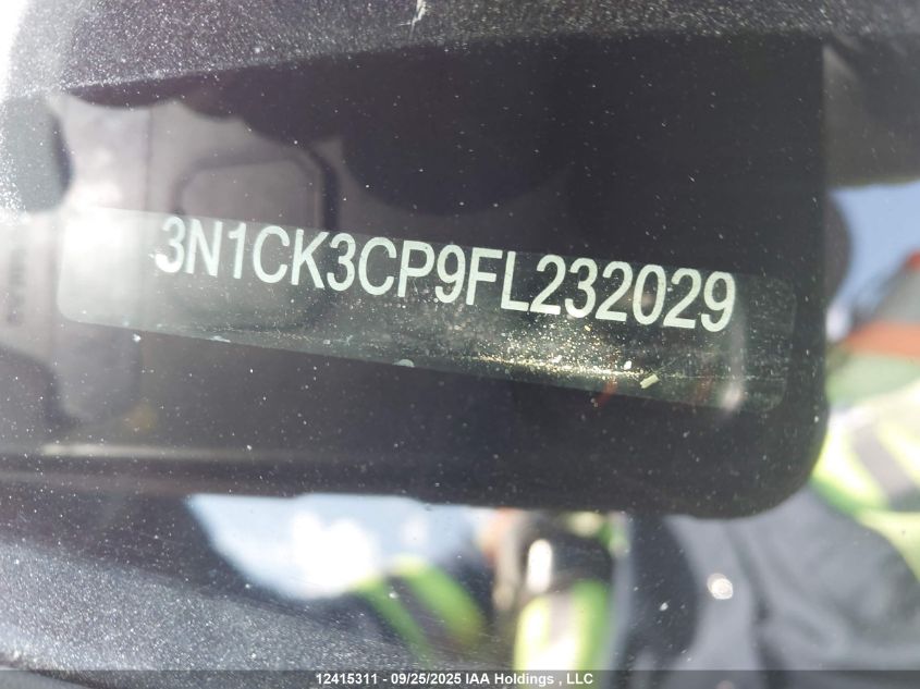 2015 Nissan Micra VIN: 3N1CK3CP9FL232029 Lot: 12415311