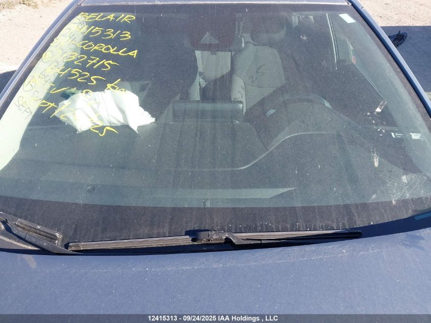 2020 Toyota Corolla VIN: 5YFBPRBE3LP132715 Lot: 12415313