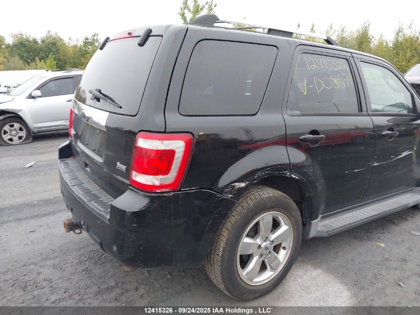 2010 Ford Escape Limited VIN: 1FMCU9EG0AKD08671 Lot: 12415326