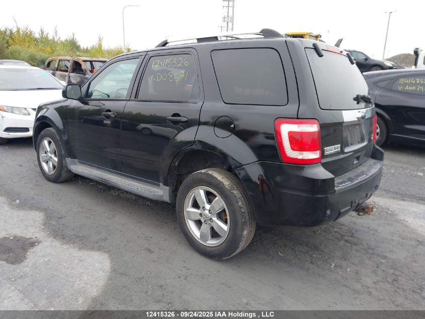 2010 Ford Escape Limited VIN: 1FMCU9EG0AKD08671 Lot: 12415326