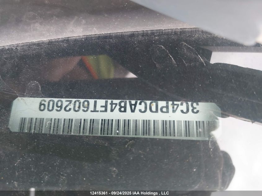 2015 Dodge Journey Se VIN: 3C4PDCAB4FT602609 Lot: 12415361