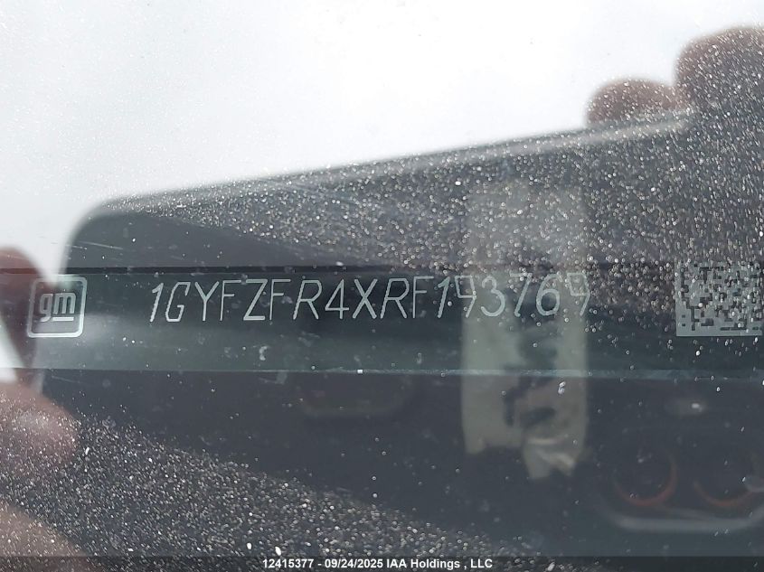 2024 Cadillac Xt4 VIN: 1GYFZFR4XRF193769 Lot: 12415377