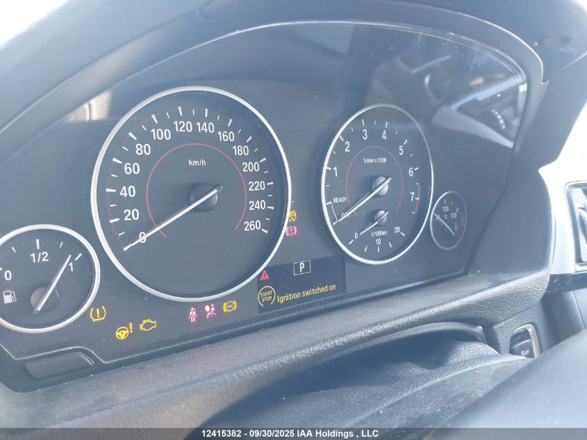 2014 BMW 320 I xDrive VIN: WBA3C3G55ENS72199 Lot: 12415382