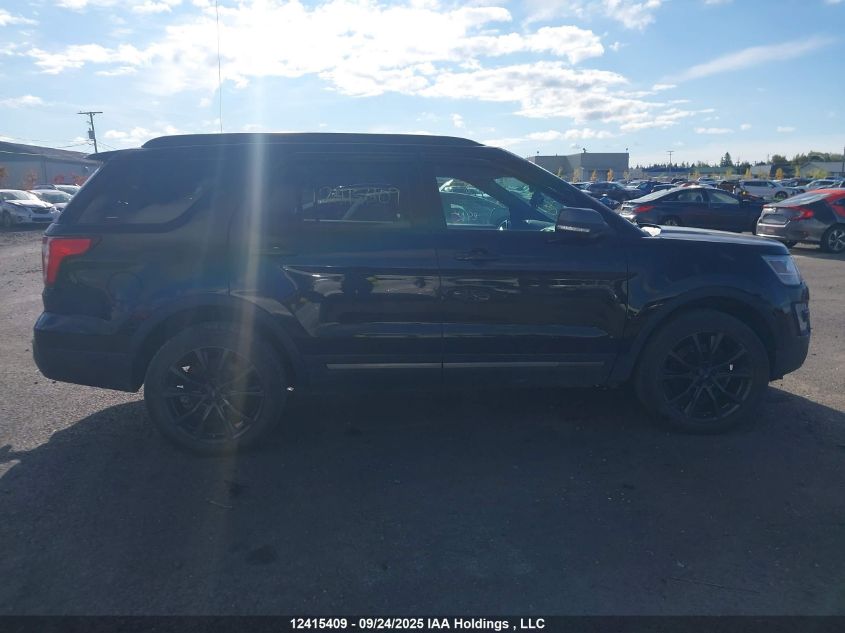 2017 Ford Explorer Xlt VIN: 1FM5K8D86HGE06037 Lot: 12415409