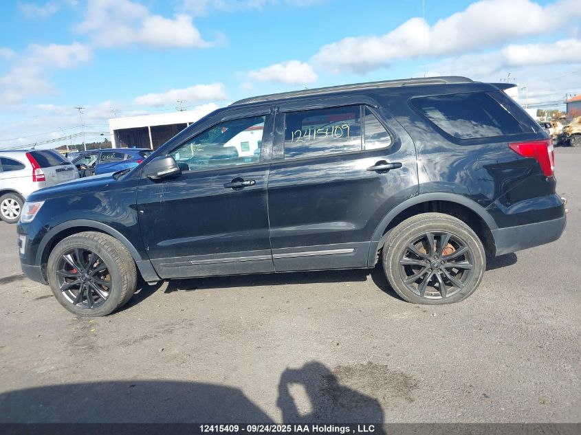 2017 Ford Explorer Xlt VIN: 1FM5K8D86HGE06037 Lot: 12415409