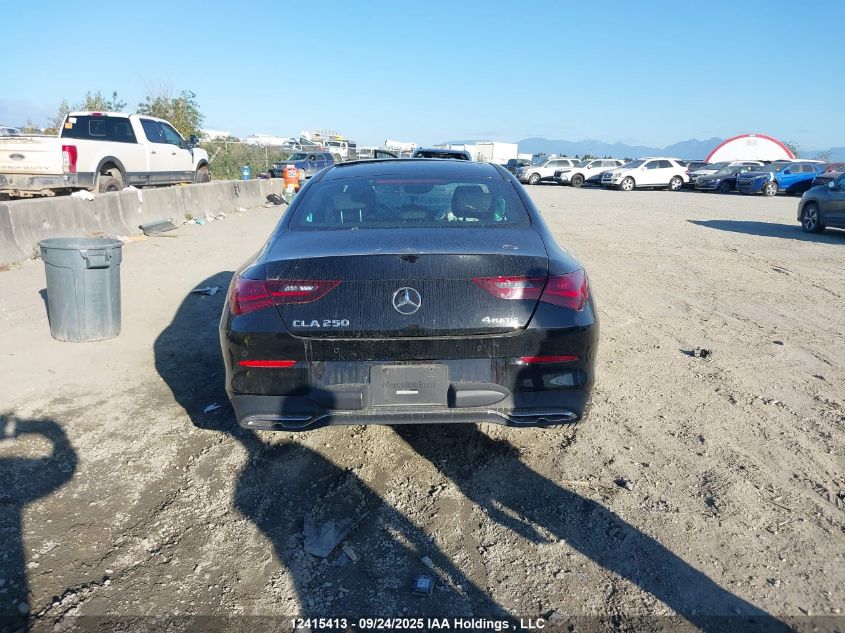 2025 Mercedes-Benz Cla 250 4Matic VIN: W1K5J4HB8SN534231 Lot: 12415413