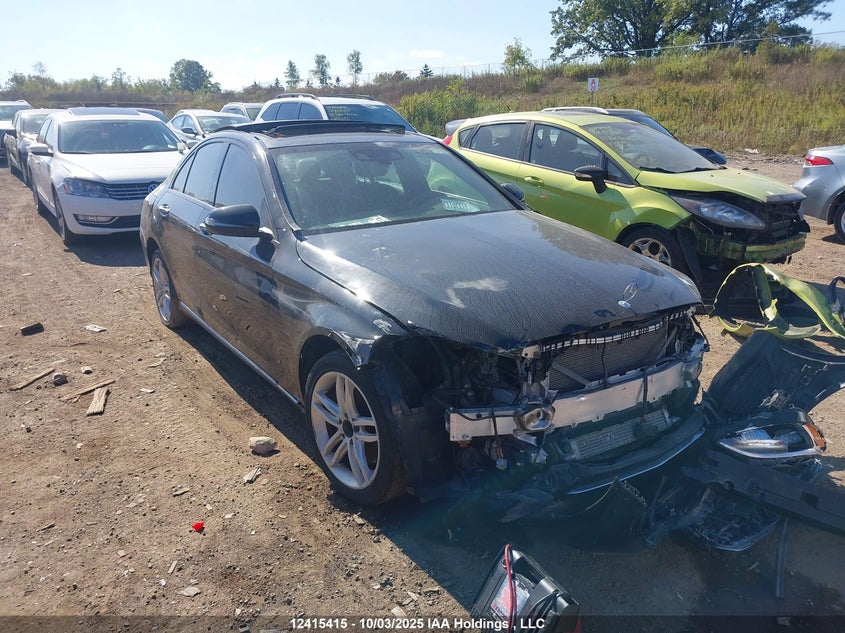 2015 Mercedes-Benz C 300 4Matic black sedan null 55SWF4KB2FU085348 photo #1