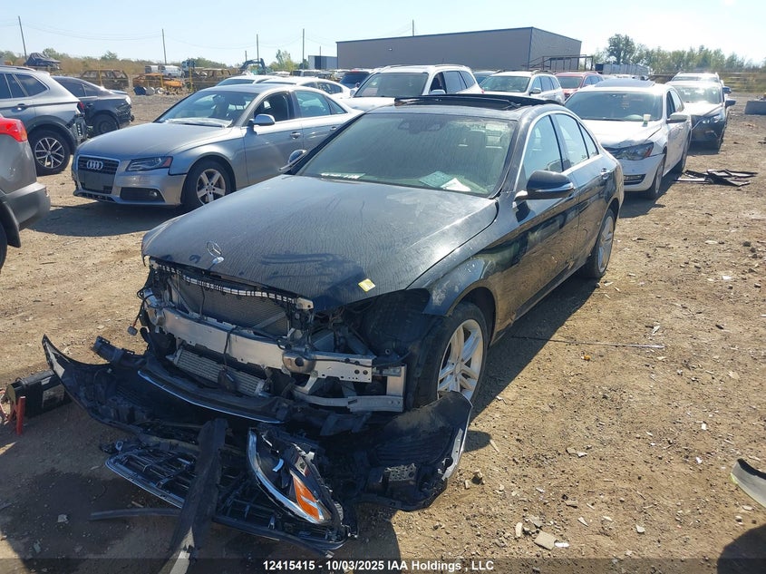 2015 Mercedes-Benz C 300 4Matic black sedan null 55SWF4KB2FU085348 photo #3