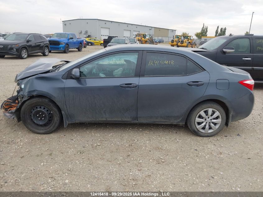 2016 Toyota Corolla L/Le/Le Pls/Prm/S/S Pls VIN: 2T1BURHE5GC733372 Lot: 12415418