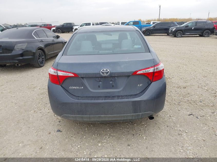2016 Toyota Corolla L/Le/Le Pls/Prm/S/S Pls VIN: 2T1BURHE5GC733372 Lot: 12415418