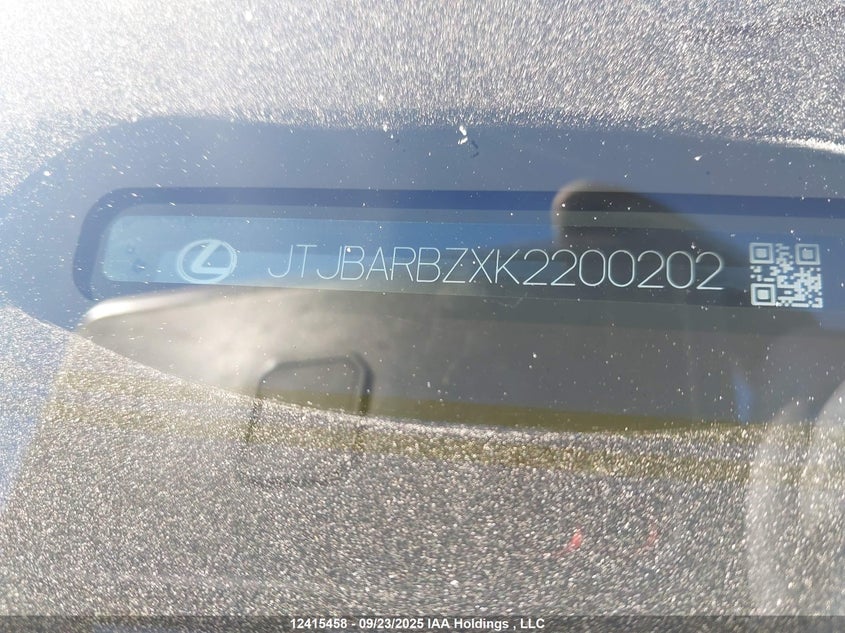 JTJBARBZXK2200202 2019 LEXUS NX photo no. 9