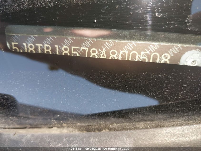 2008 Acura Rdx Technology VIN: 5J8TB18578A800508 Lot: 12415481