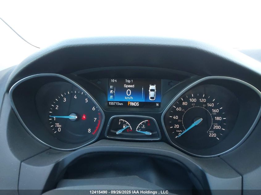 2015 Ford Focus Se VIN: 1FADP3K2XFL331808 Lot: 12415490