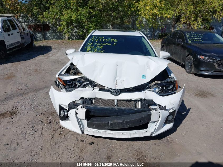 2014 Toyota Corolla S VIN: 2T1BURHE1EC082108 Lot: 12415496