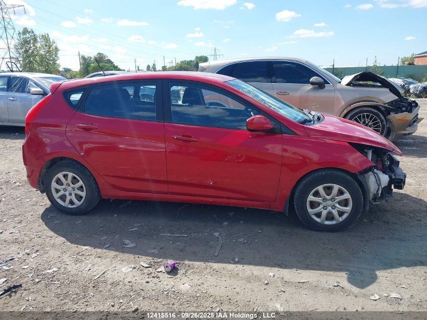 2013 Hyundai Accent Gl VIN: KMHCT5AE3DU060683 Lot: 12415516