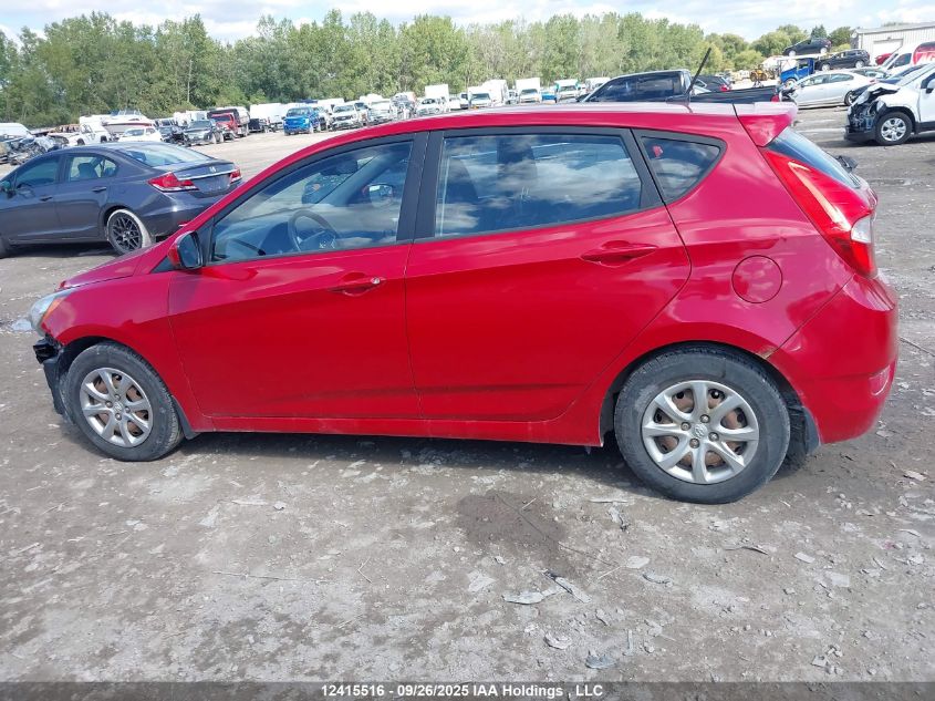 2013 Hyundai Accent Gl VIN: KMHCT5AE3DU060683 Lot: 12415516