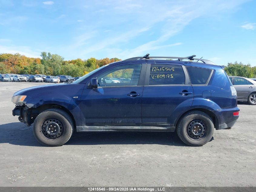2010 Mitsubishi Outlander VIN: JA4AS2AW0AZ609173 Lot: 12415545