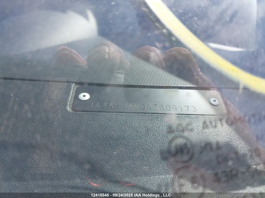 2010 Mitsubishi Outlander VIN: JA4AS2AW0AZ609173 Lot: 12415545