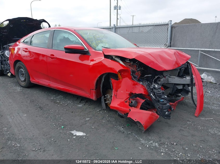 2HGFC2F89JH007635 2018 Honda Civic Ex auction photo 1