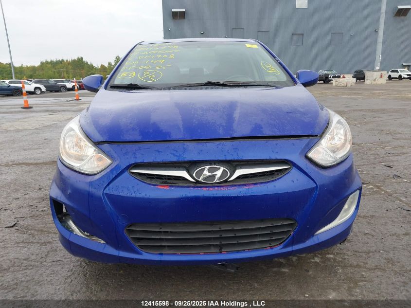 2012 Hyundai Accent VIN: KMHCT5AE7CU014708 Lot: 12415598