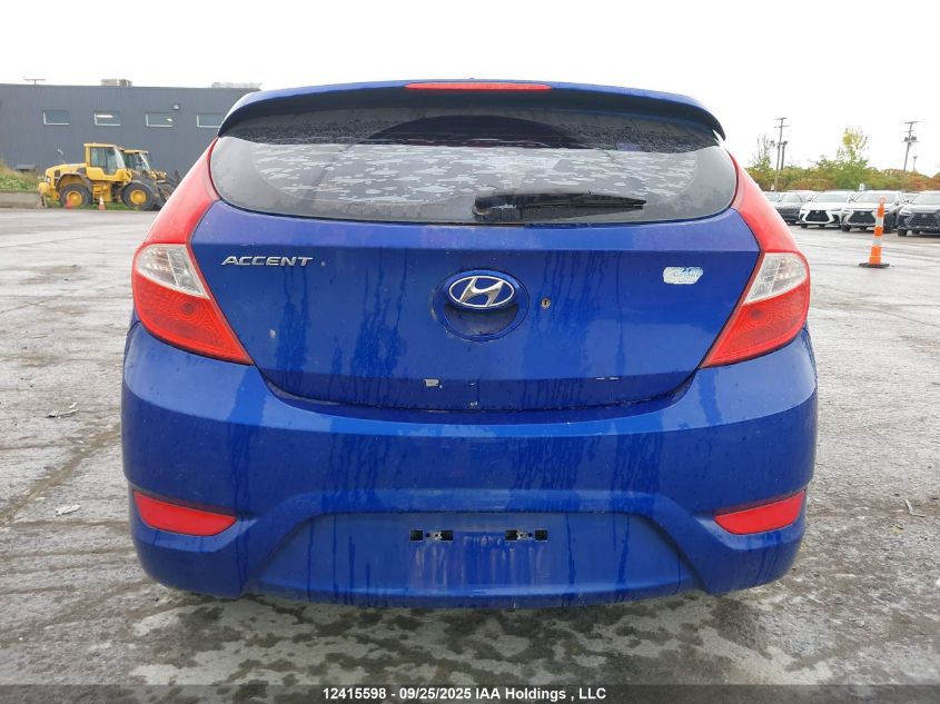 2012 Hyundai Accent VIN: KMHCT5AE7CU014708 Lot: 12415598