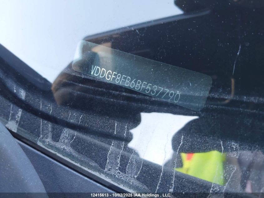 2011 Mercedes-Benz C 250 4Matic VIN: WDDGF8FB6BF537790 Lot: 12415613