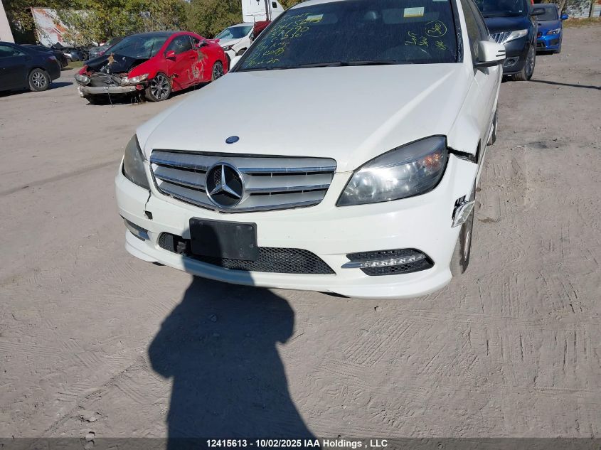 2011 Mercedes-Benz C 250 4Matic VIN: WDDGF8FB6BF537790 Lot: 12415613
