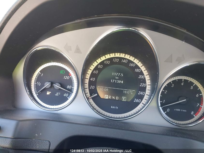 2011 Mercedes-Benz C 250 4Matic VIN: WDDGF8FB6BF537790 Lot: 12415613