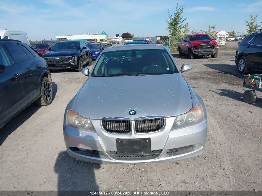 2007 BMW 328Xi VIN: WBAVC93507K032760 Lot: 12415617