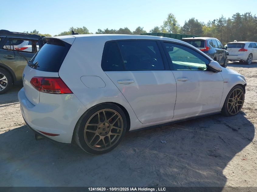 2015 Volkswagen Gti VIN: 3VW4T7AU9FM001797 Lot: 12415620