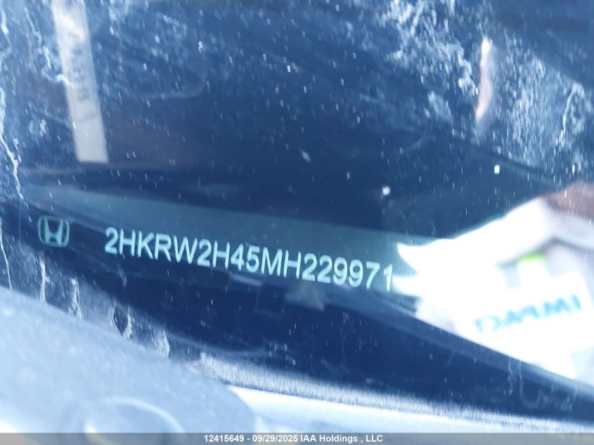 2021 Honda Cr-V Sport VIN: 2HKRW2H45MH229971 Lot: 12415649