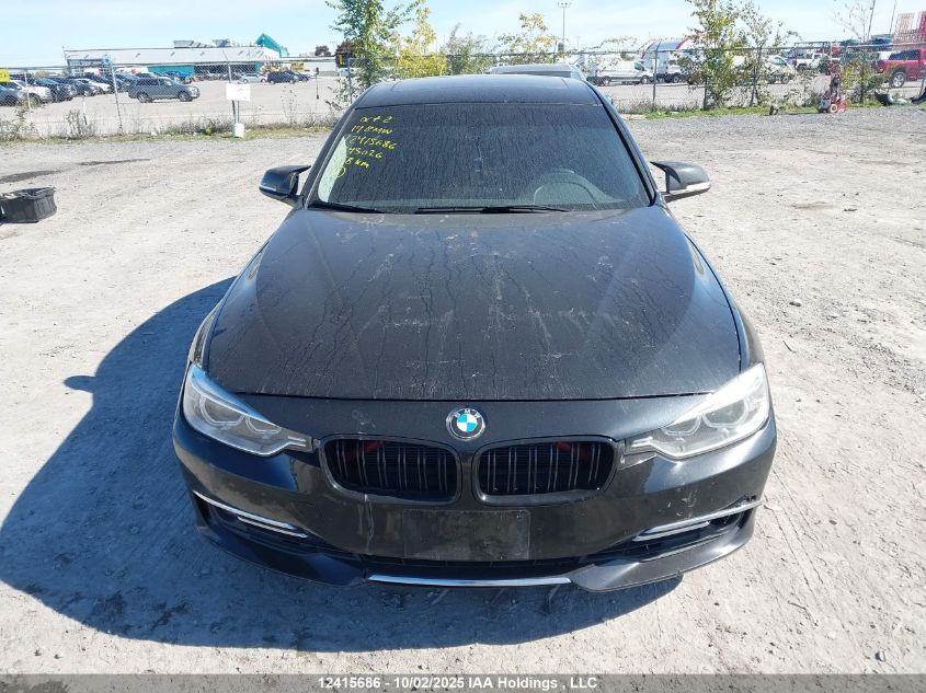2014 BMW 328I xDrive VIN: WBA3B3C5XEF545026 Lot: 12415686