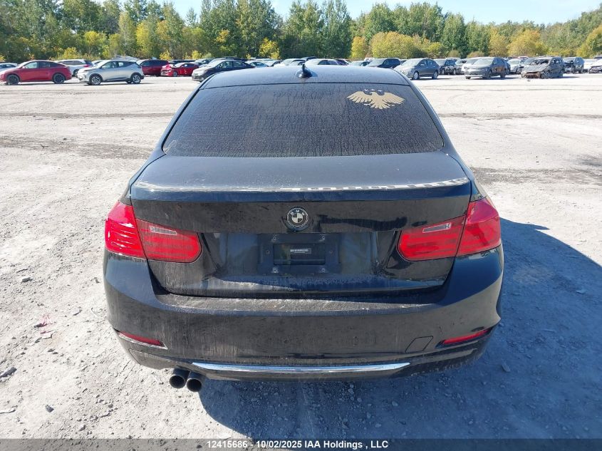 2014 BMW 328I xDrive VIN: WBA3B3C5XEF545026 Lot: 12415686