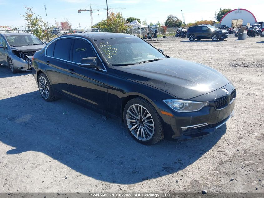 2014 BMW 328I xDrive VIN: WBA3B3C5XEF545026 Lot: 12415686