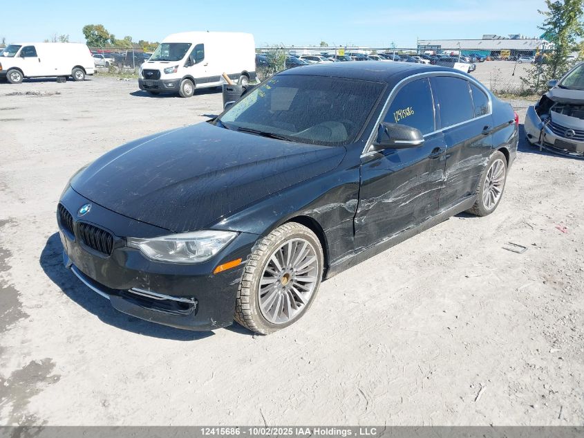 2014 BMW 328I xDrive VIN: WBA3B3C5XEF545026 Lot: 12415686