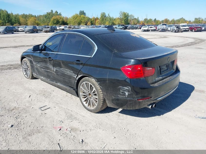 2014 BMW 328I xDrive VIN: WBA3B3C5XEF545026 Lot: 12415686