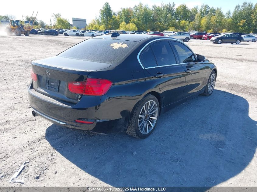 2014 BMW 328I xDrive VIN: WBA3B3C5XEF545026 Lot: 12415686