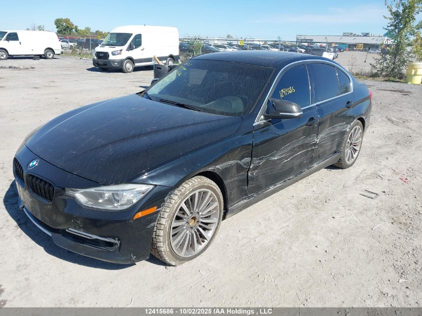 2014 BMW 328I xDrive VIN: WBA3B3C5XEF545026 Lot: 12415686