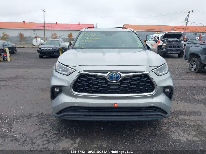 2021 Toyota Highlander Hybrid Limited VIN: 5TDDBRCH0MS022360 Lot: 12415742