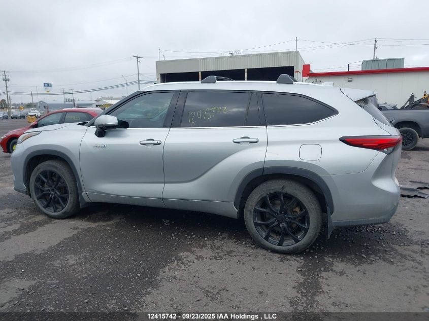 2021 Toyota Highlander Hybrid Limited VIN: 5TDDBRCH0MS022360 Lot: 12415742