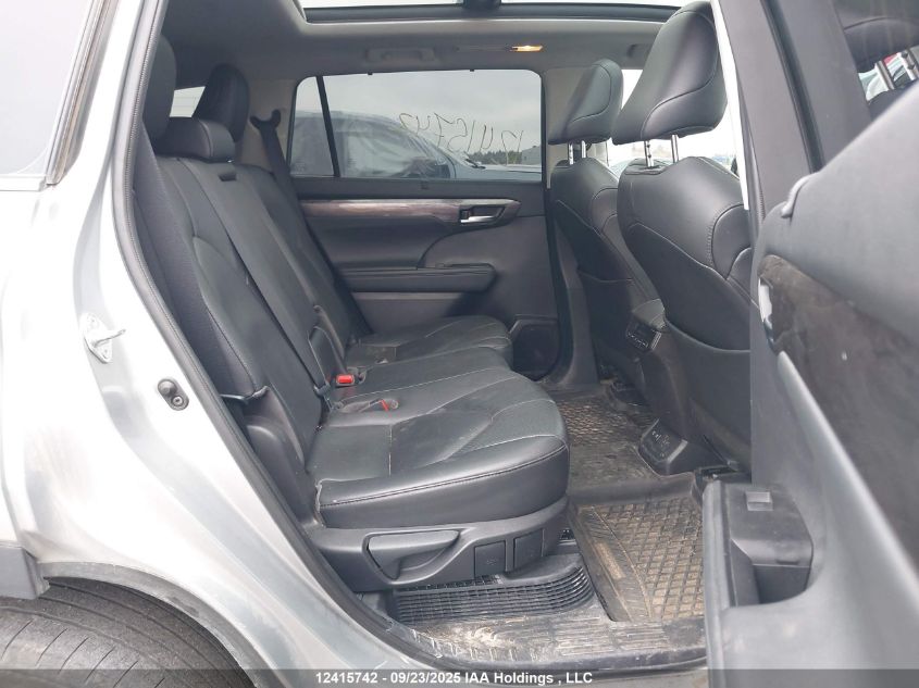 2021 Toyota Highlander Hybrid Limited VIN: 5TDDBRCH0MS022360 Lot: 12415742