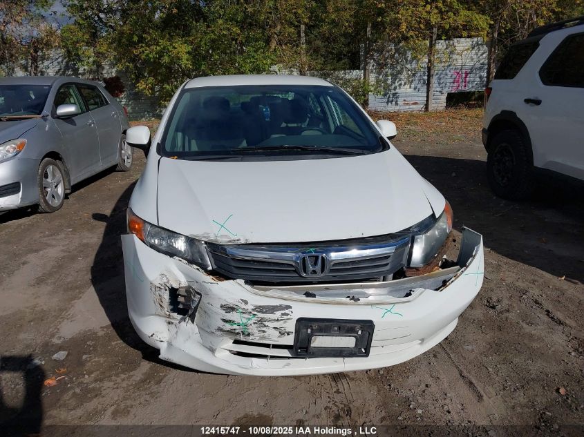 2012 Honda Civic Lx VIN: 2HGFB2F47CH114119 Lot: 12415747