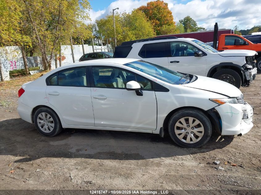 2012 Honda Civic Lx VIN: 2HGFB2F47CH114119 Lot: 12415747