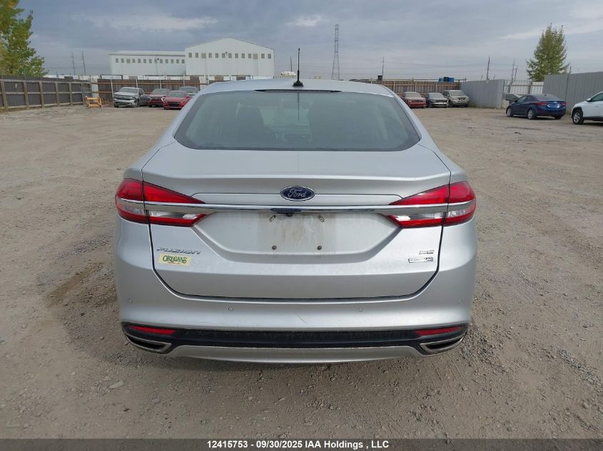 2017 Ford Fusion Se VIN: 3FA6P0T9XHR376254 Lot: 12415753